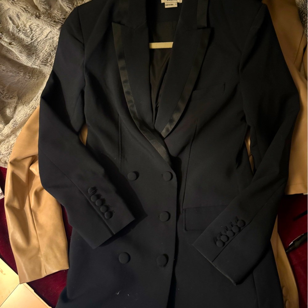 COPY - EUC Jason Wu gorgeous tuxedo long blazer/dress